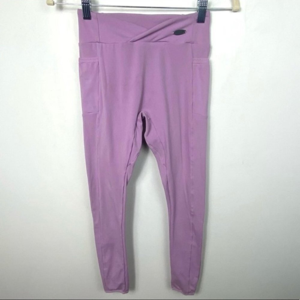 Gymshark Leggings High Rise Lavender‎ Size XS Pink Poise Fitness Yoga Run Pants